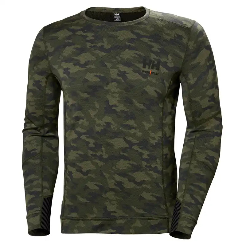 Langarmshirt LIFA MERINOCREWNECK Camo Helly Hansen - workXperts