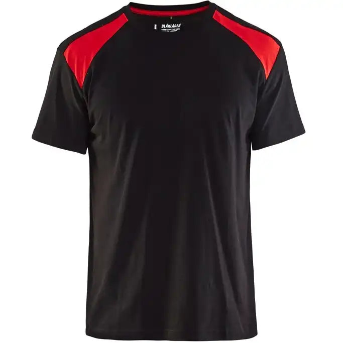 Blåkläder 3379 T-Shirt – schwarz/rot