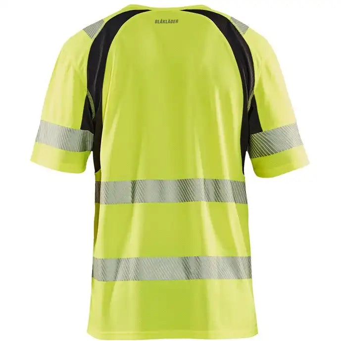 Blåkläder 3397 Warnschutz T-Shirt m. UV-Schutz – gelb/schwarz