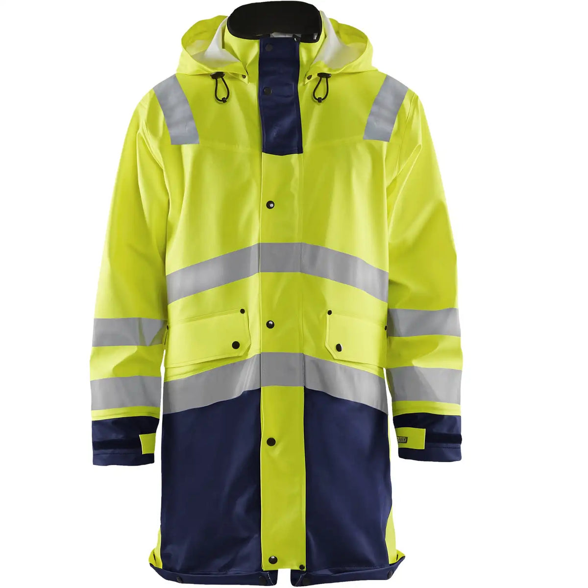 Blåkläder 4326 Warnschutz Regenmantel Level 3 – gelb/marine