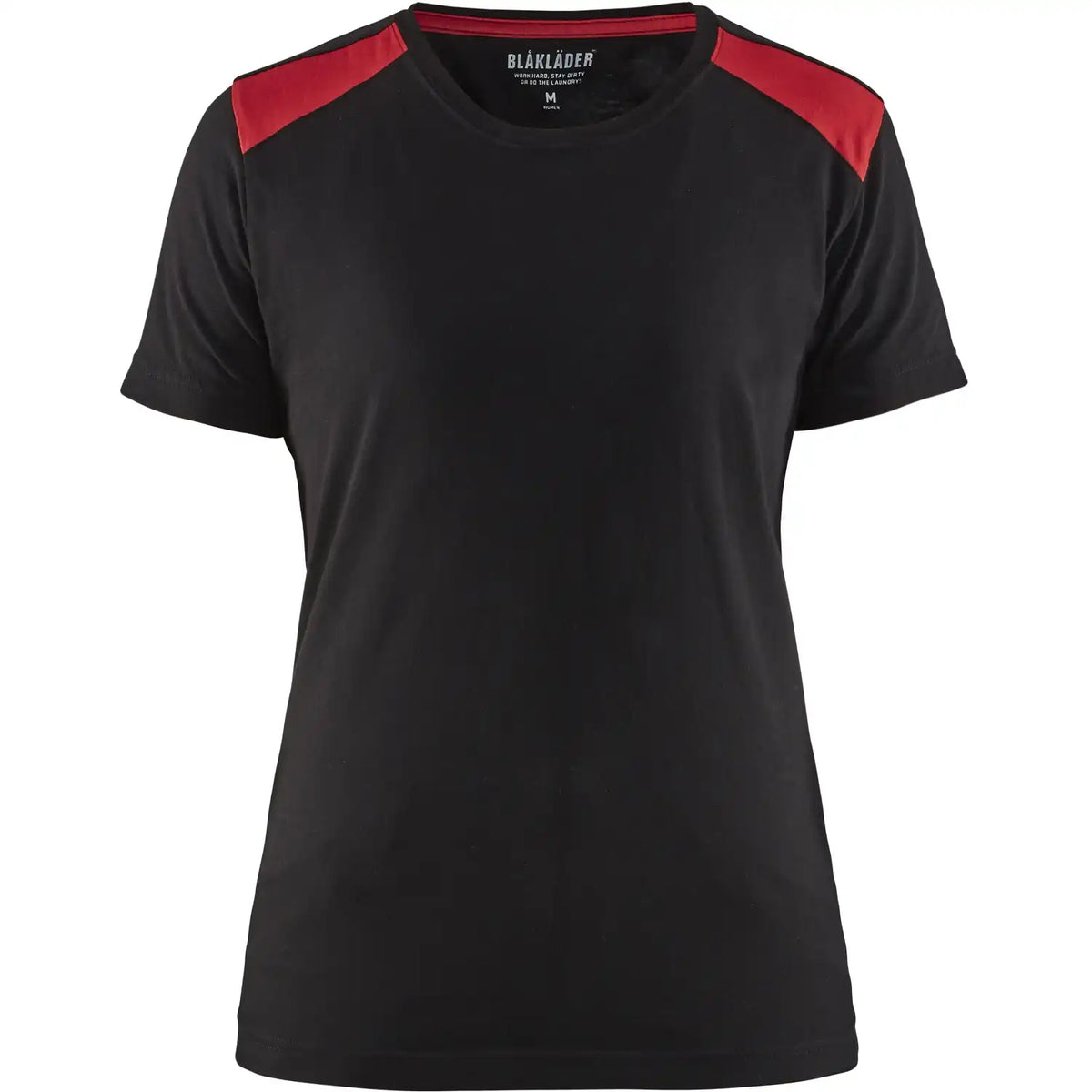 Blåkläder Damen 3479 T-Shirt – schwarz/rot