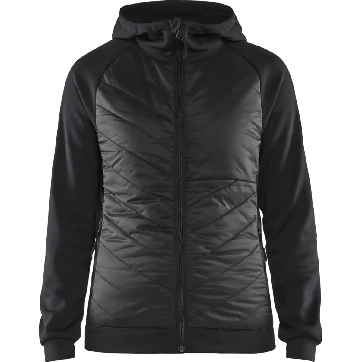 Blåkläder Damen 3464 Hybrid Sweatjacke – schwarz/dunkelgrau