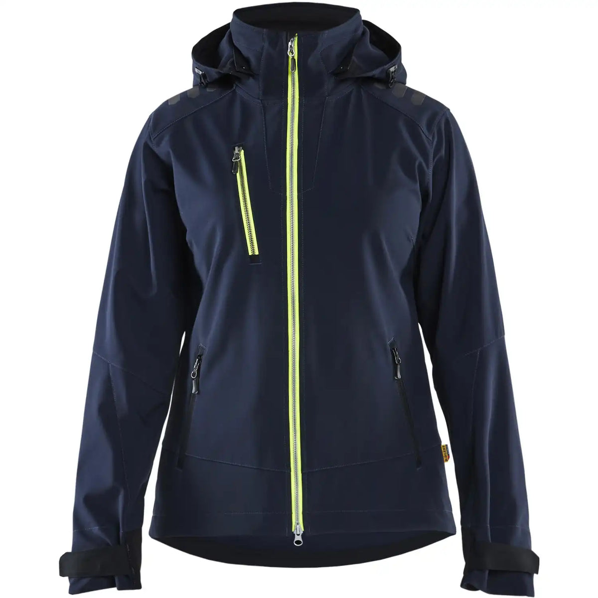 Blåkläder Damen 4719 Softshelljacke – dunkelmarine/gelb