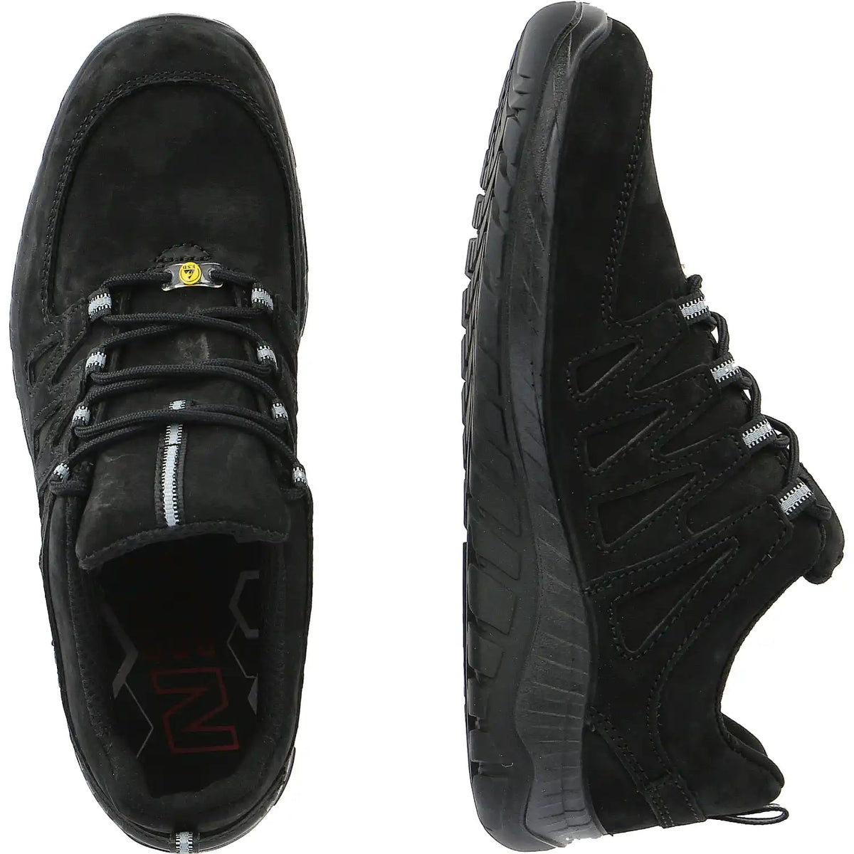 Elten Maddox Leather LOW O2 Berufshalbschuh schwarz – schwarz