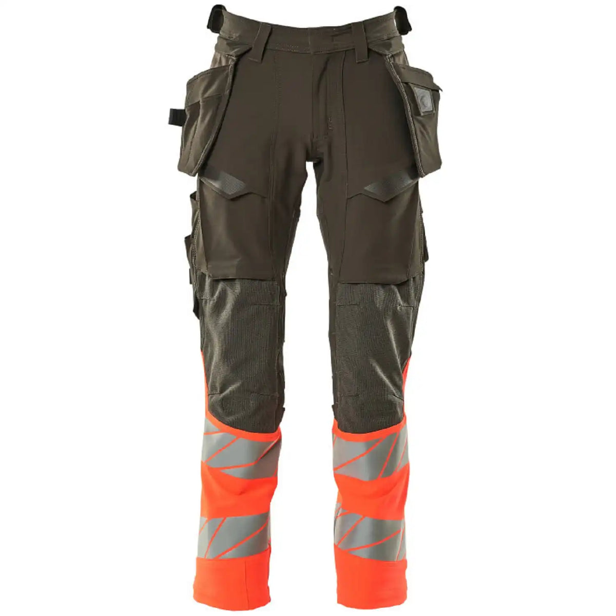 Mascot Accelerate Safe Warnschutz Bundhose Kl.1 19131-711 – dunkelanthrazit/rot