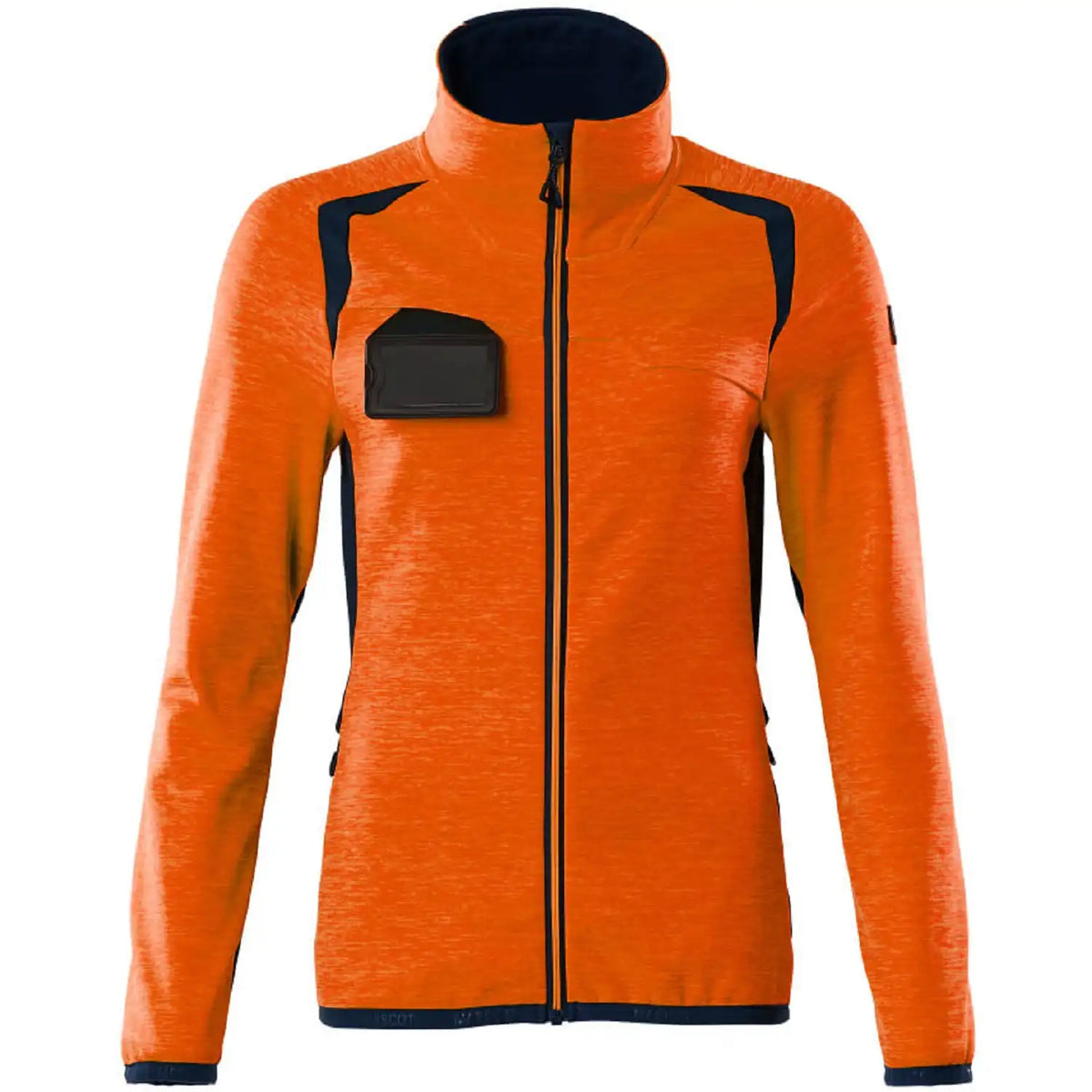 Mascot Damen Accelerate Safe Fleecejacke – orange/schwarzblau