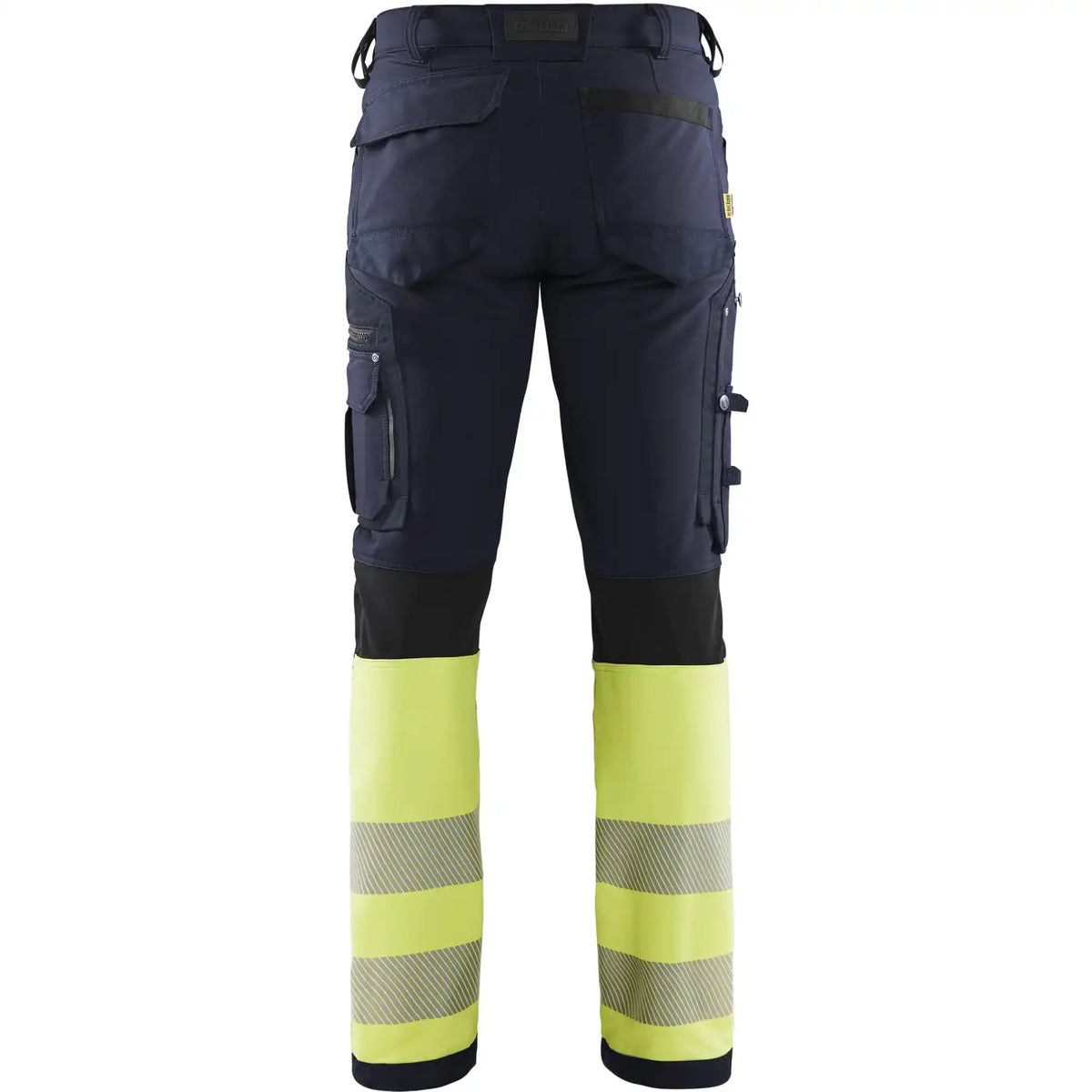 Blåkläder 1193 Warnschutz Stretch-Bundhose Kl. 1 – marine/gelb