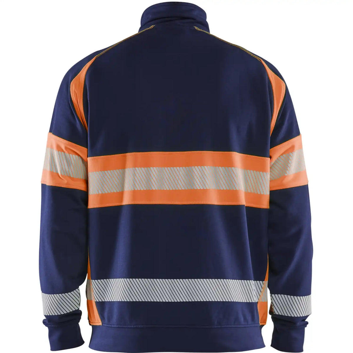 Blåkläder 3551 Warnschutz Sweatjacke Kl. 1 – marine/orange