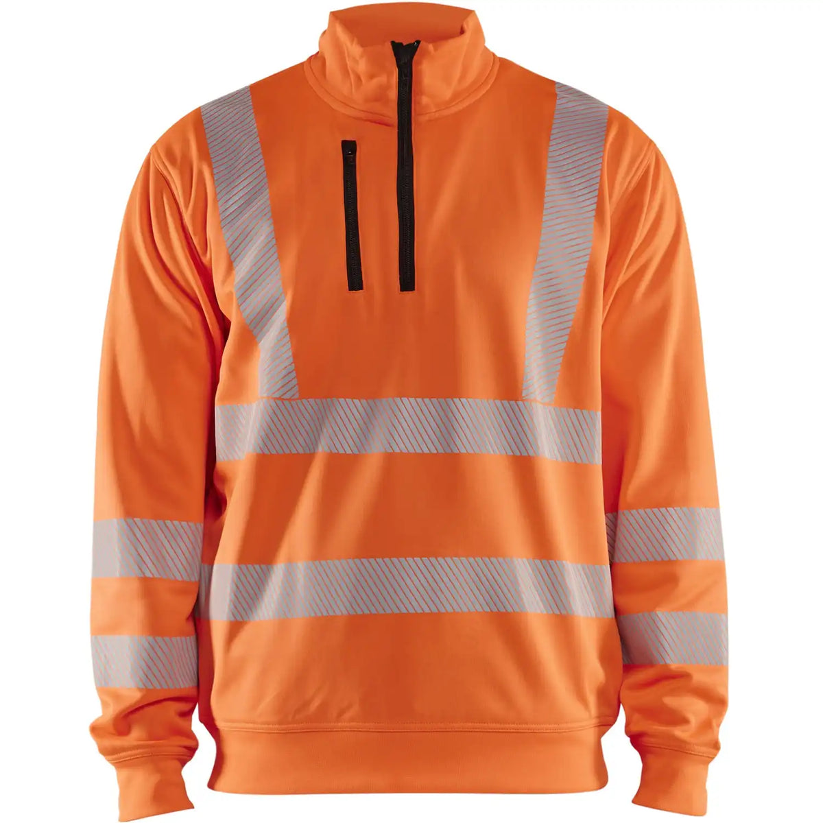 Blåkläder 3564 Warnschutz Zip-Sweatshirt Kl. 3 – orange