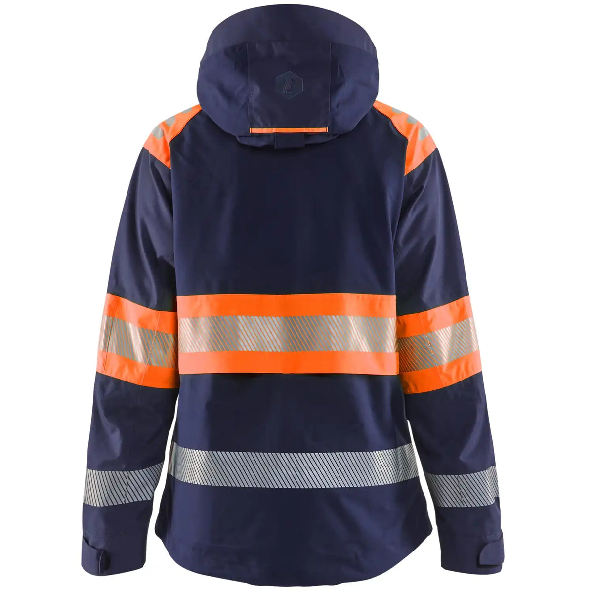 Blåkläder Damen 4430 Warnschutz Regenjacke Kl. 1 – marine/orange