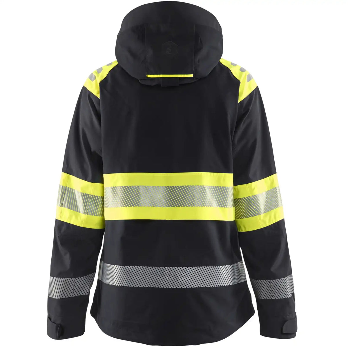 Blåkläder Damen 4430 Warnschutz Regenjacke Kl. 1 – schwarz/gelb