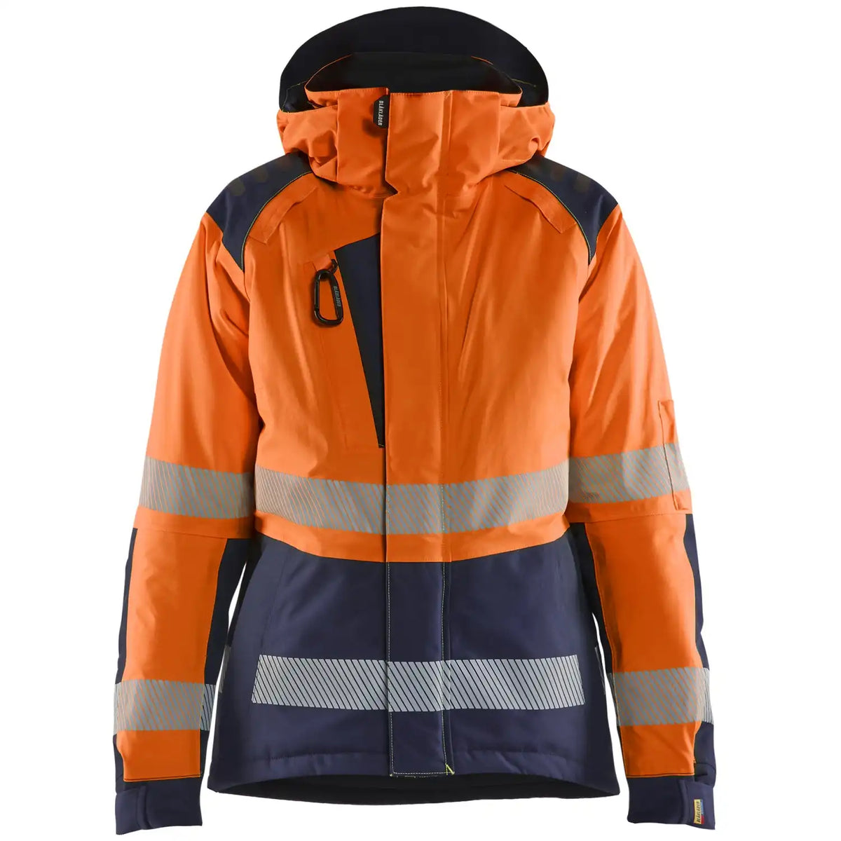 Blåkläder Damen 4456 Warnschutz Winterjacke Kl 2 – orange/marine