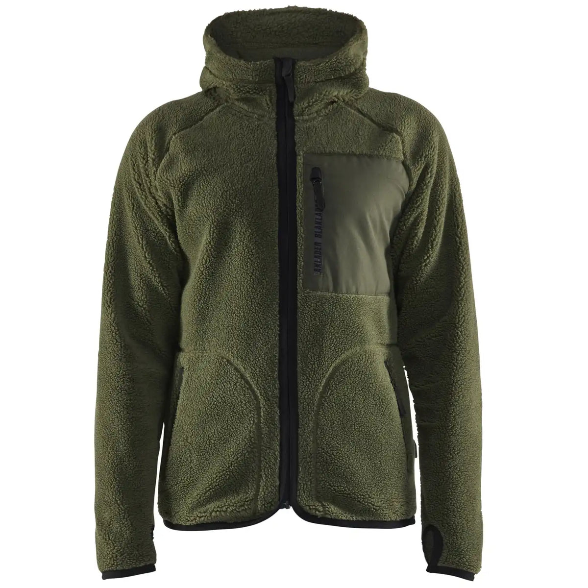 Blåkläder 4725 Faserpelz-Kapuzenjacke – herbstgrün