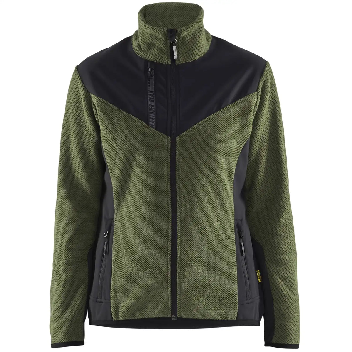 Blåkläder Damen 5943 Strickjacke – herbstgrün/schwarz