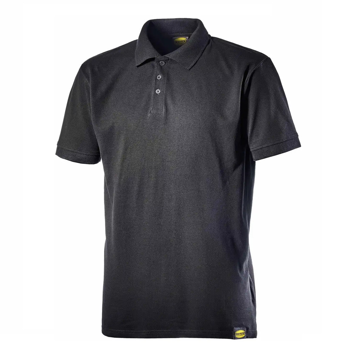Diadora Atlar Organic Gots Polo-Shirt – schwarz