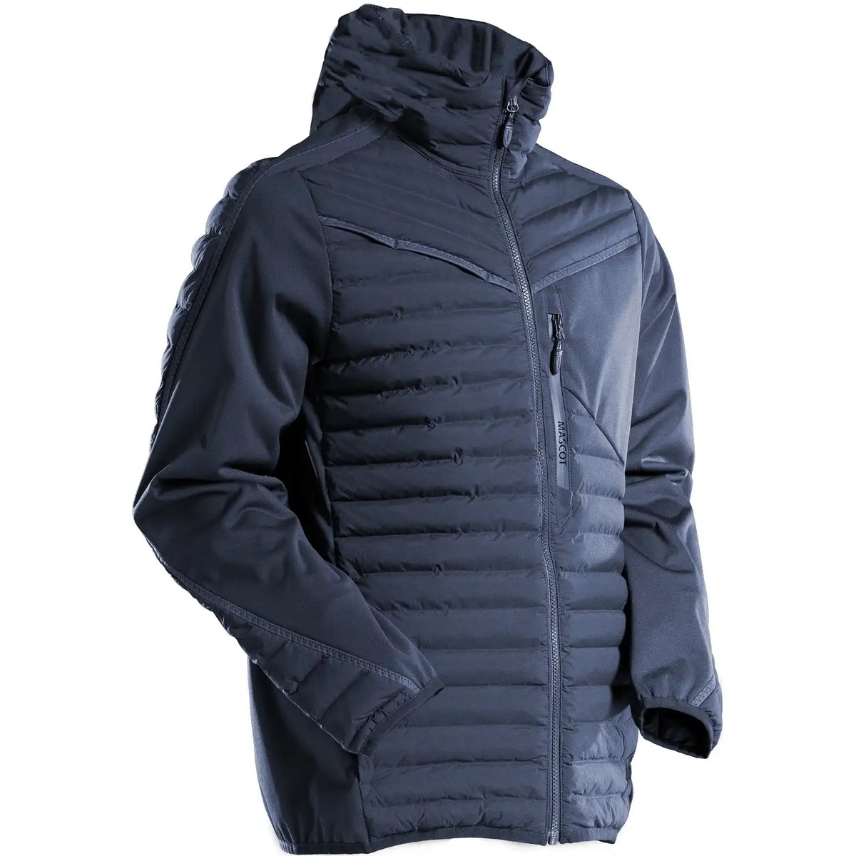Mascot 22215-607 Customized Kapuzen-Steppjacke – schwarzblau