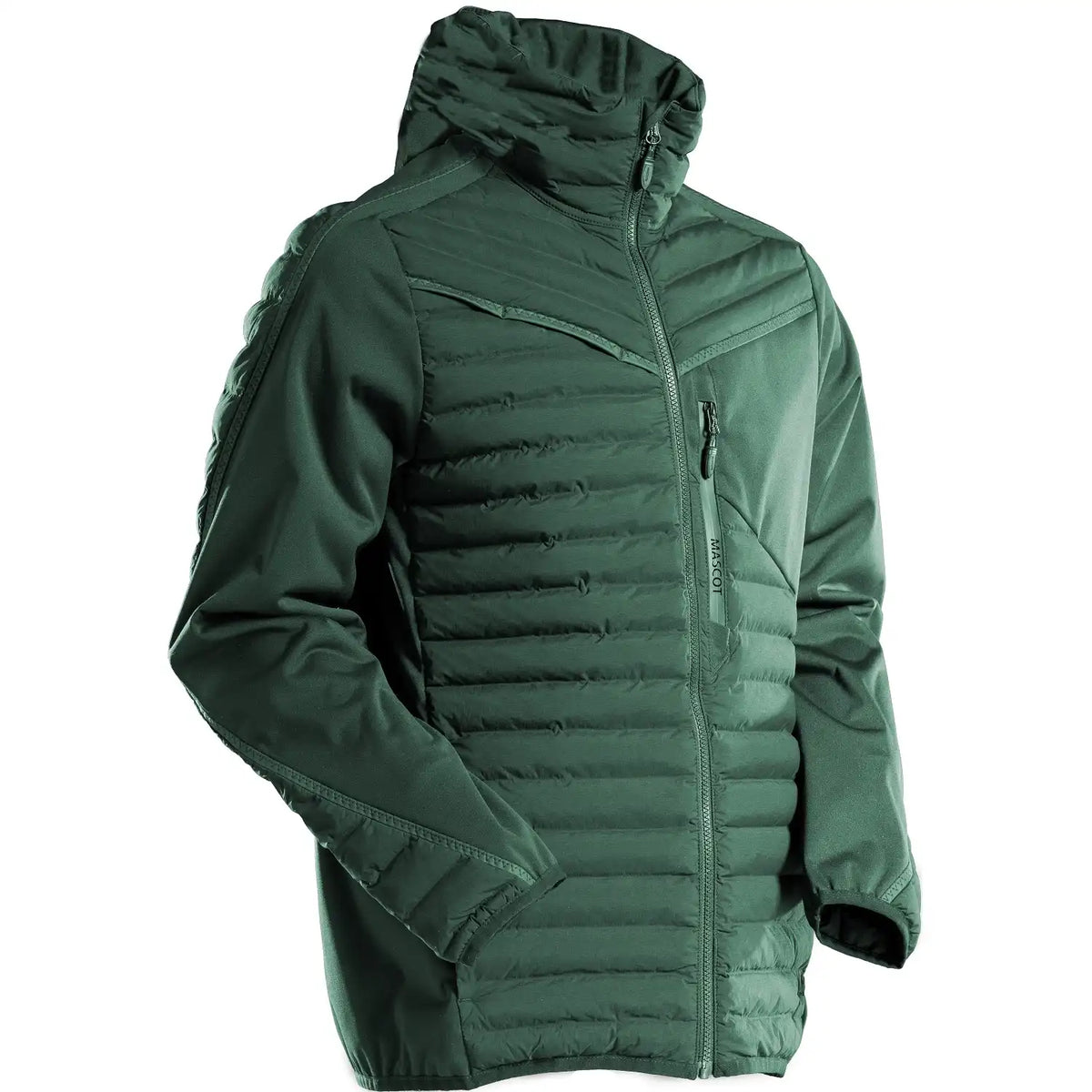 Mascot 22215-607 Customized Kapuzen-Steppjacke – waldgrün