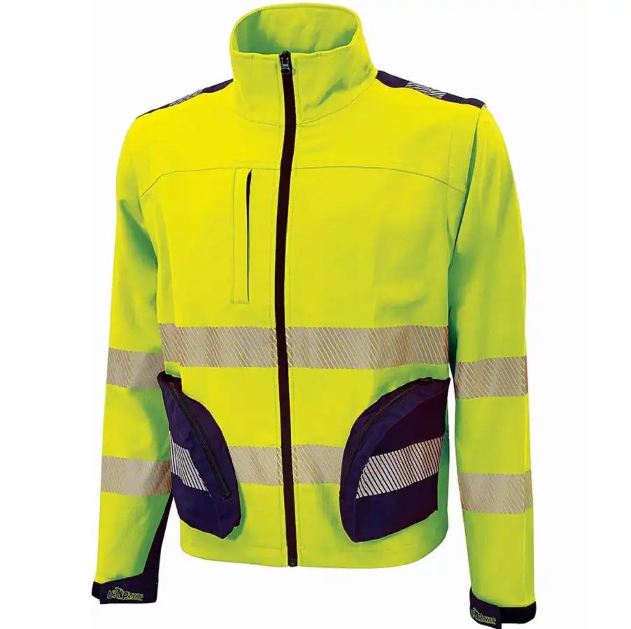 U-Power BEA Warnschutz Stretch Bundjacke 2in1 – yellow