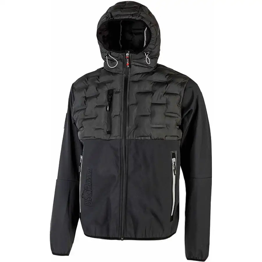 U-Power Spock Future Hybridjacke – grey meteorite