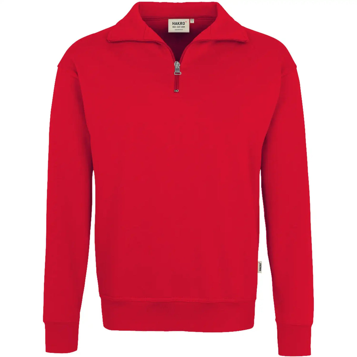 Hakro Premium 451 Zip Sweat-Shirt – rot