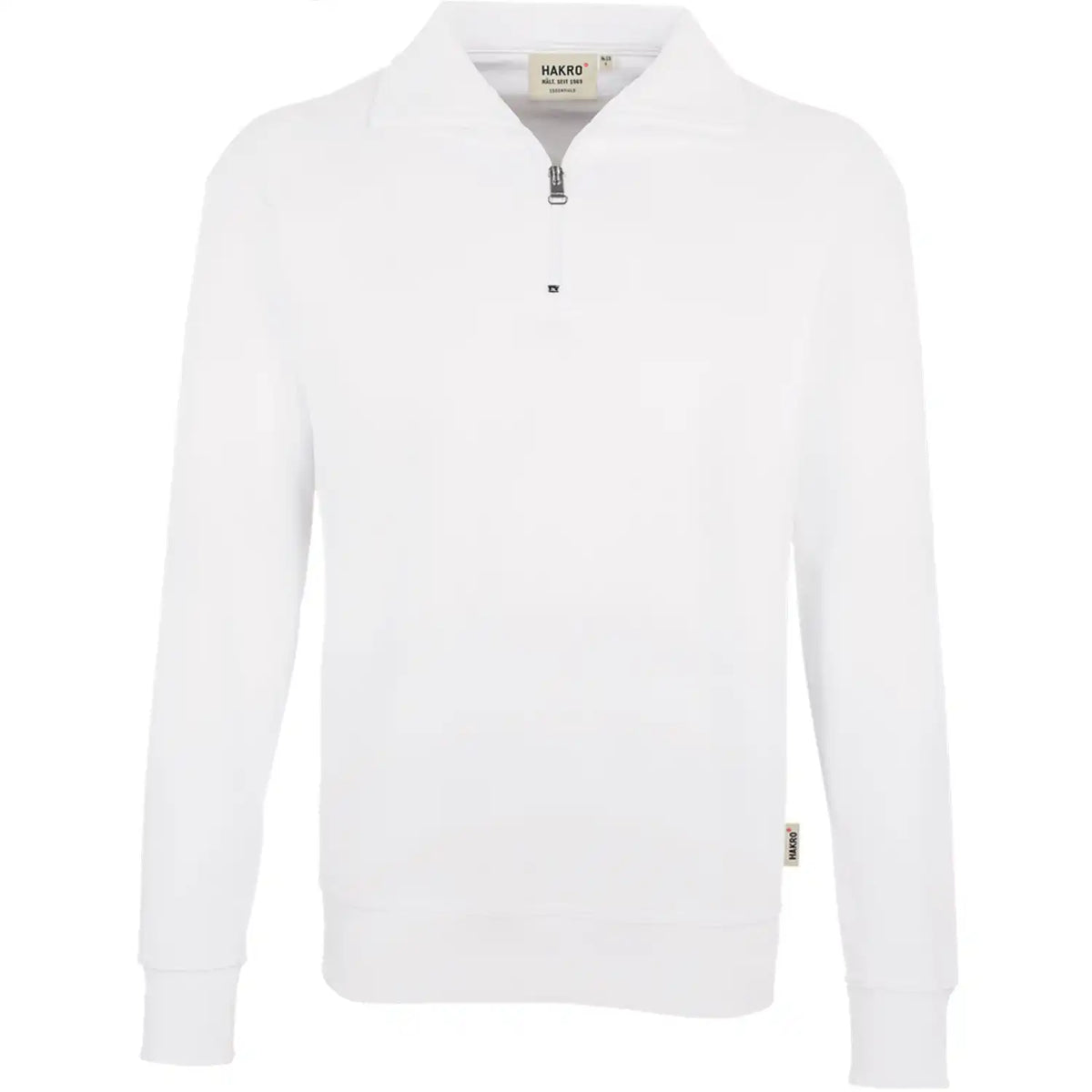 Hakro Premium 451 Zip Sweat-Shirt – weiß