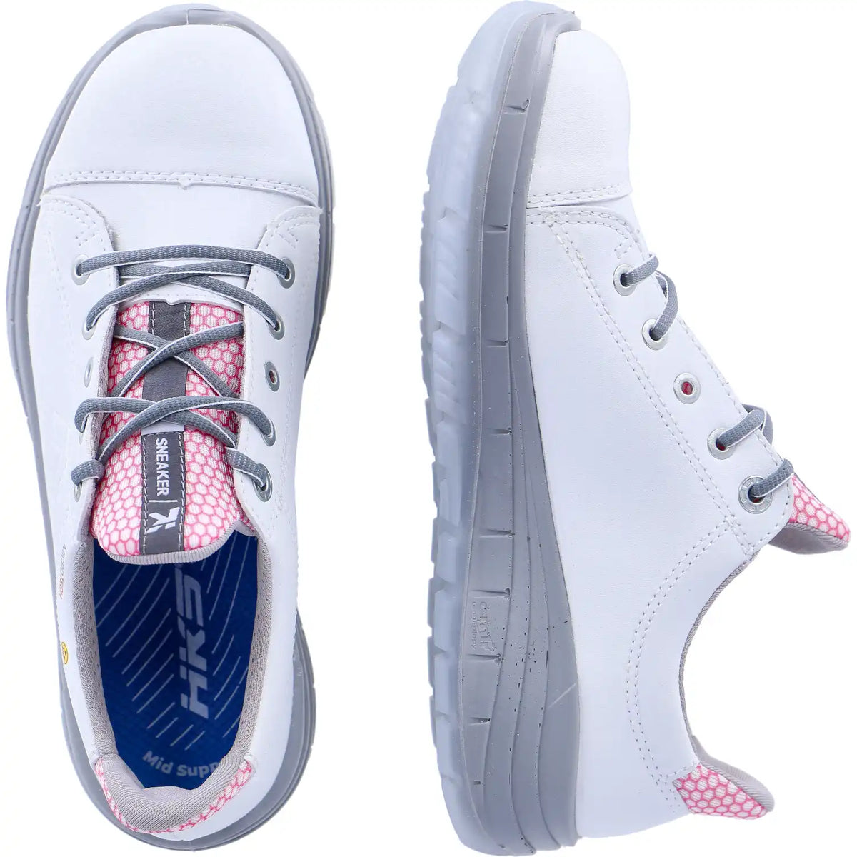 HKS Damen Maxi 3 M S2 Sicherheitshalbschuhe weiß – weiß