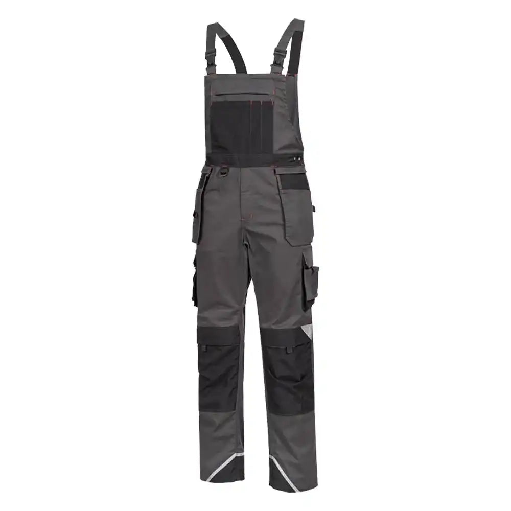Nitras Motion TEX PRO FX Latzhose – grau/schwarz