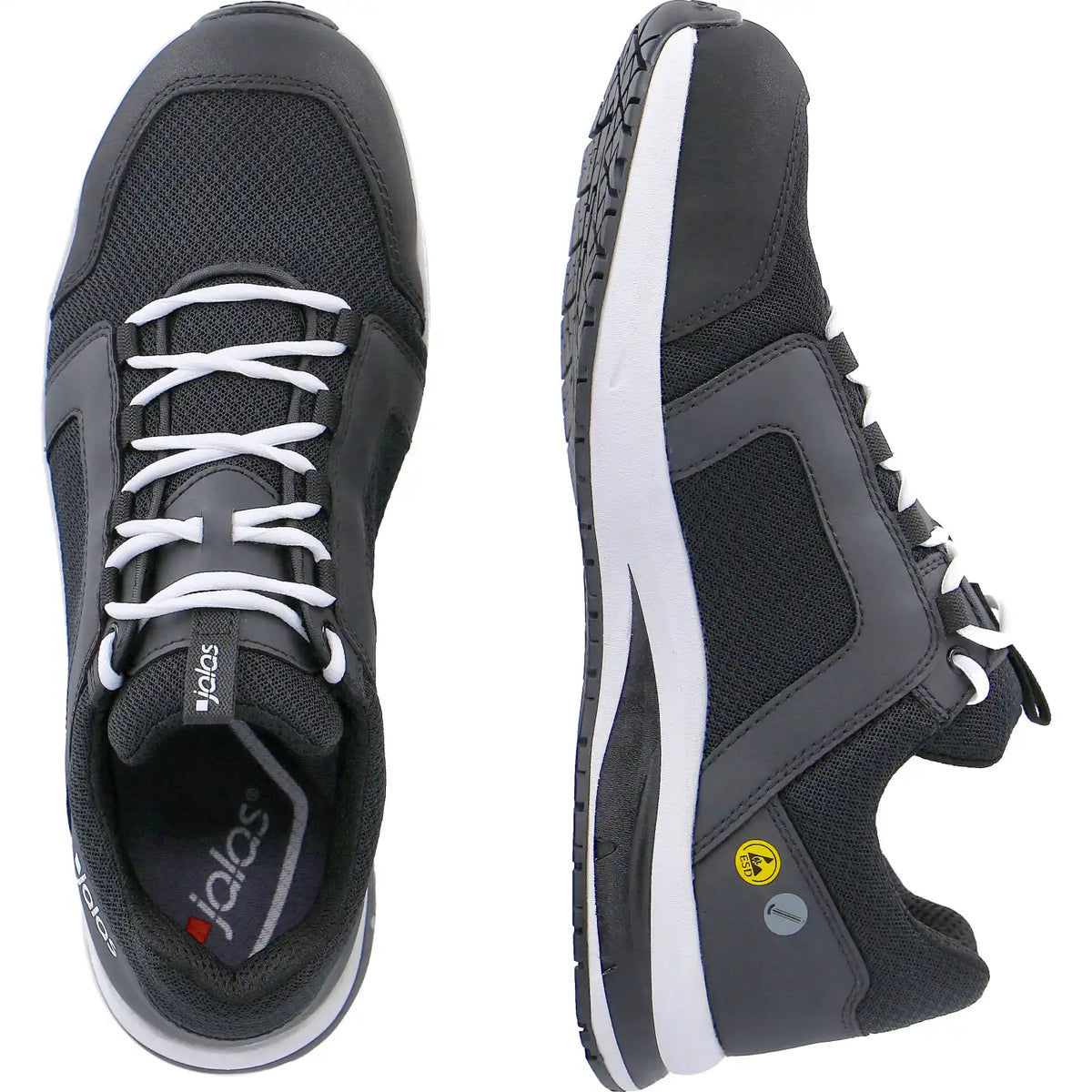 Jalas 5618 Tempus S1P Sicherheitshalbschuhe schwarz – schwarz