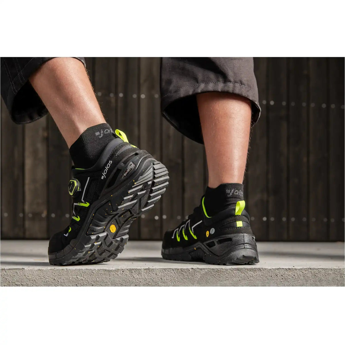 Jalas 9935 Exalter S1PS Sicherheitshalbschuhe schwarz – schwarz