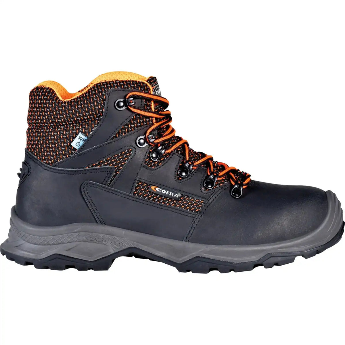 Cofra Strip Trail Work S7S Sicherheitshochschuhe schwarz – schwarz