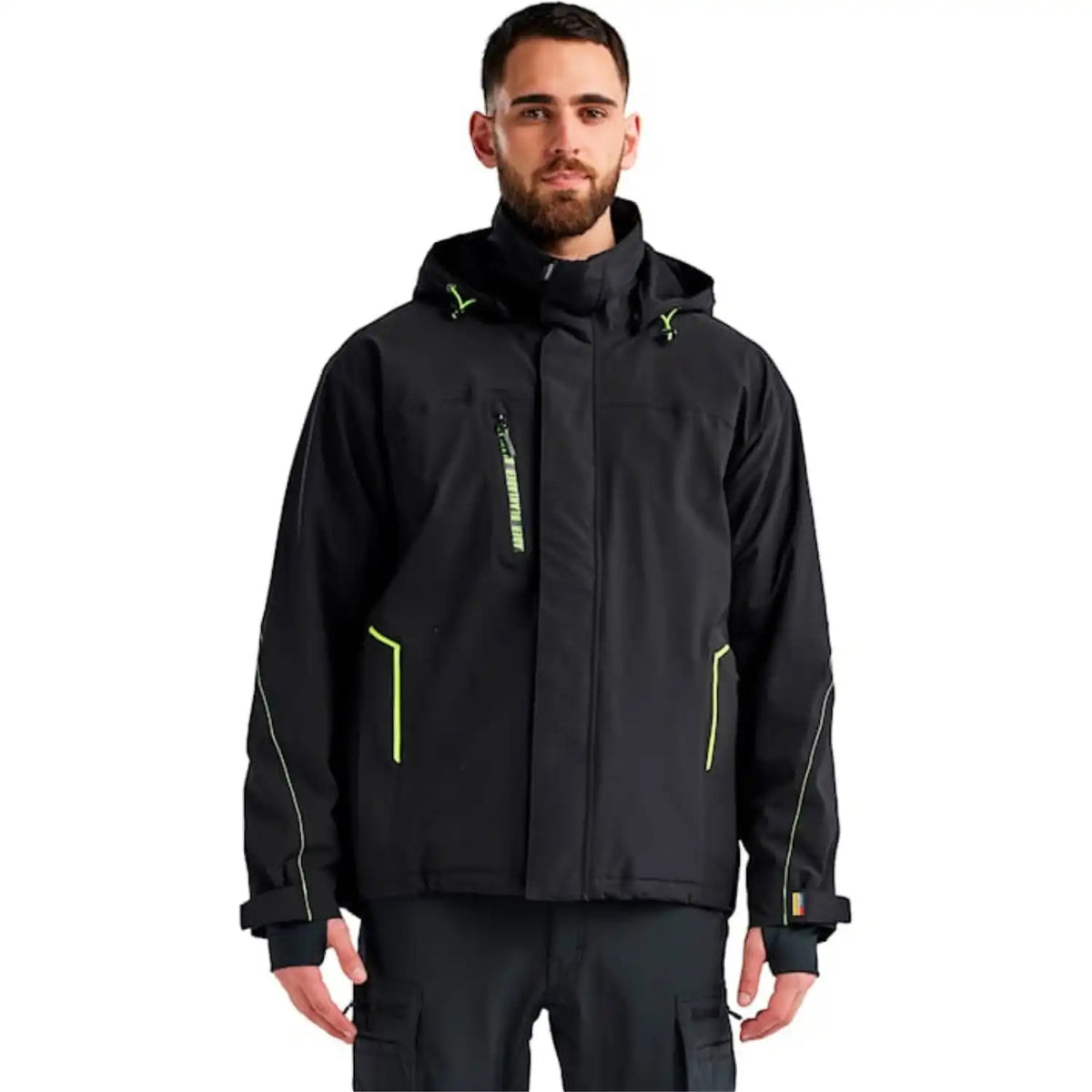 Blåkläder 4484 Stretch Winterjacke – schwarz/gelb