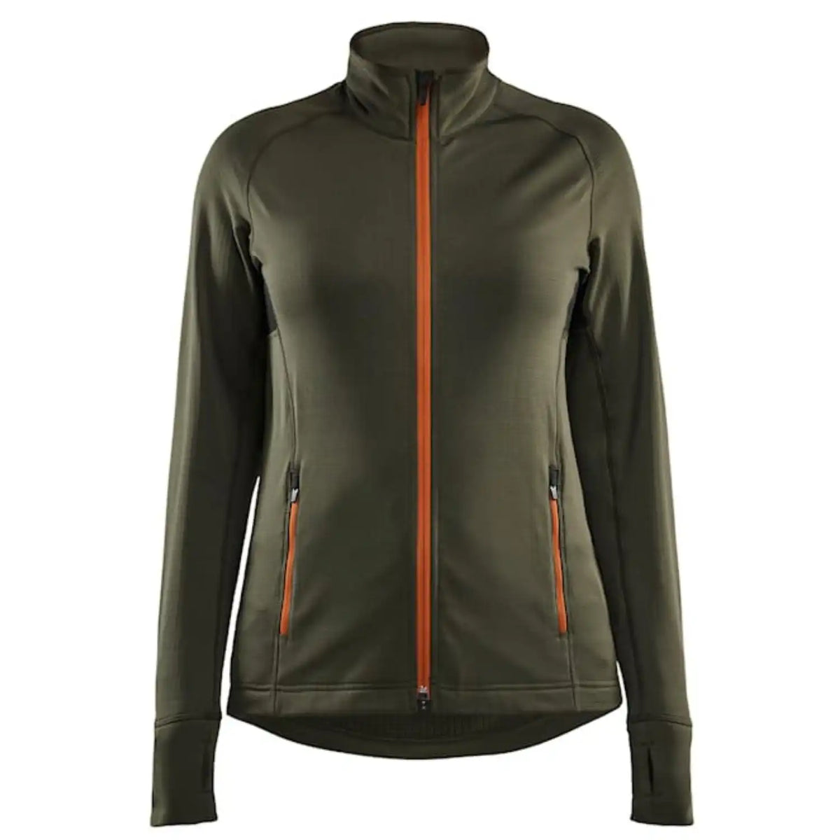 Blåkläder Damen Striker Fleecejacke – waldgrün/rost