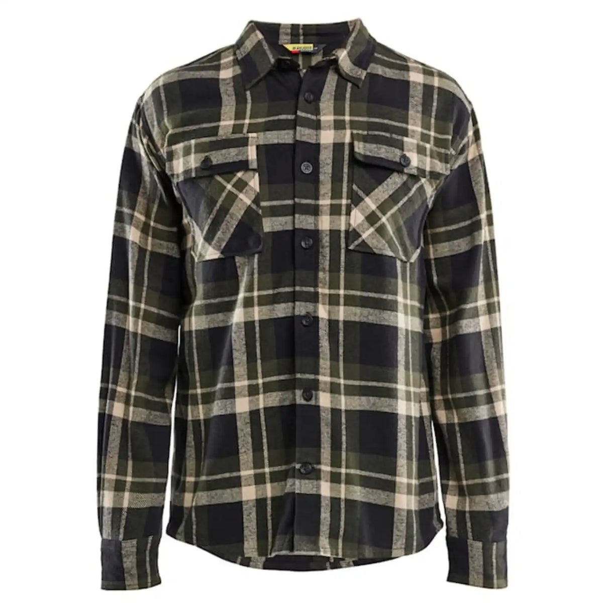Blåkläder Striker Flanellhemd – waldgrün/schwarz