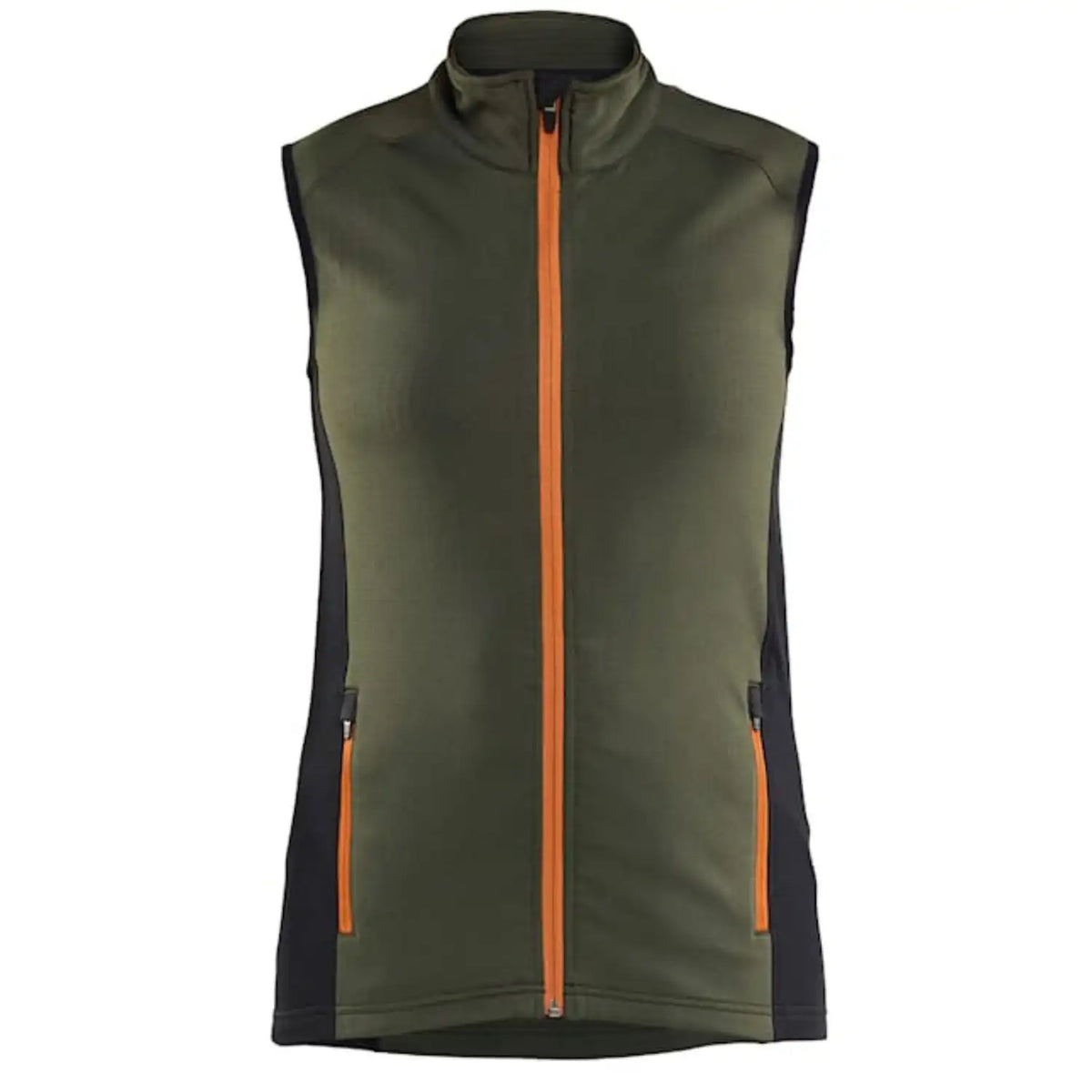 Blåkläder Damen Striker Fleeceweste – waldgrün/rost