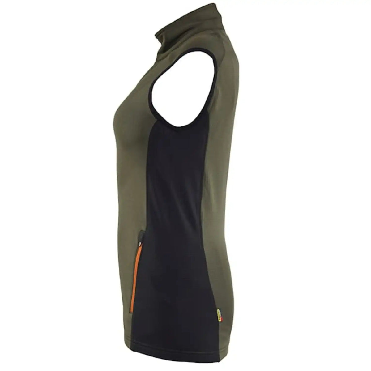 Blåkläder Damen Striker Fleeceweste – waldgrün/rost
