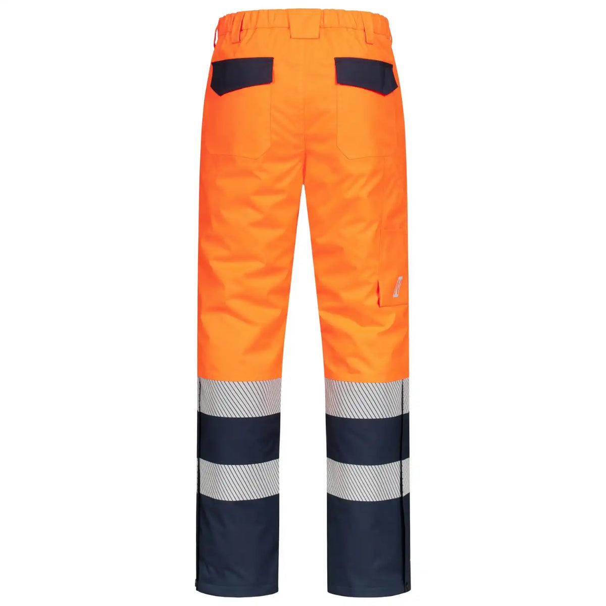 Nitras 7580 Warnschutz Winterhose – orange/marine