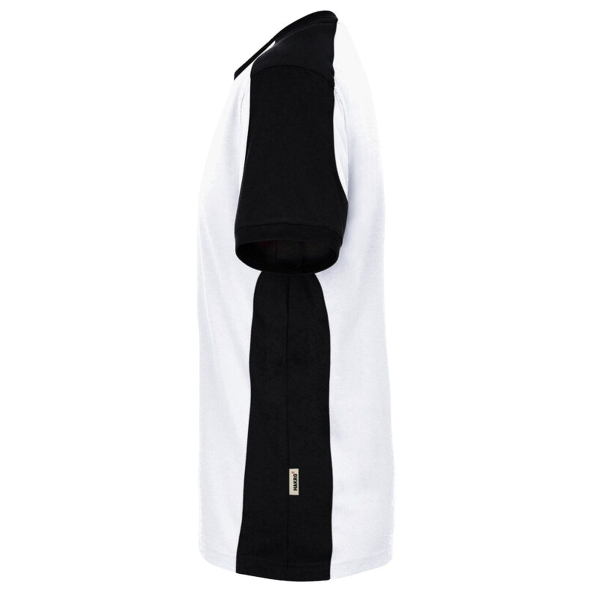 Hakro 590 T-Shirt Contrast Mikralinar Eco – weiß