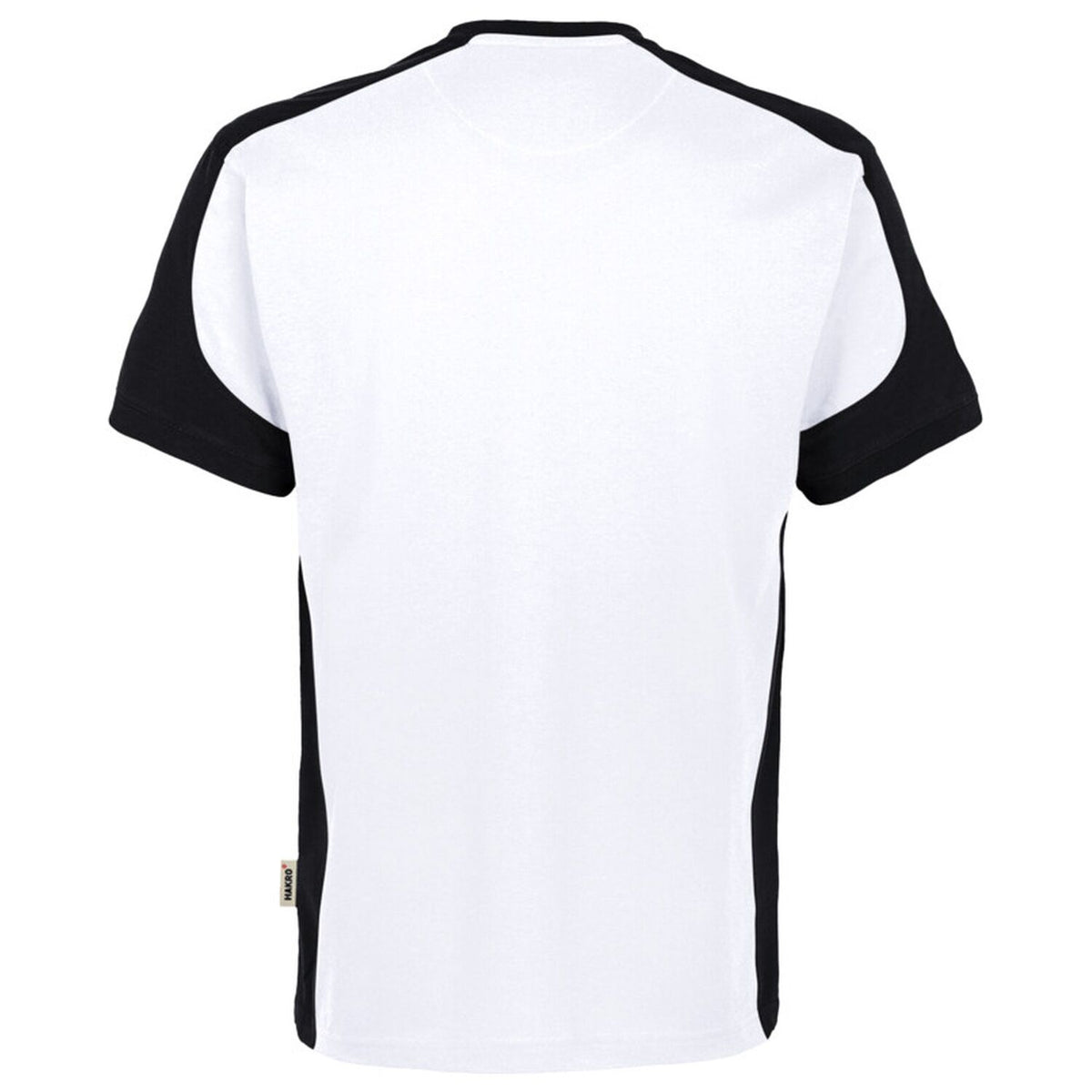 Hakro 590 T-Shirt Contrast Mikralinar Eco – weiß