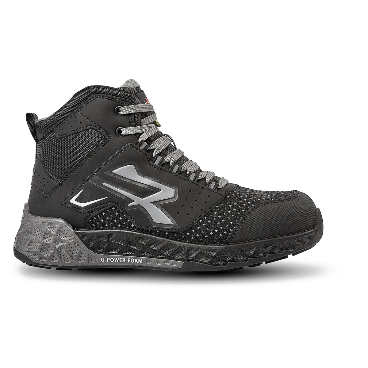 U-Power Arryn S3S Sicherheitshochschuhe schwarz – schwarz