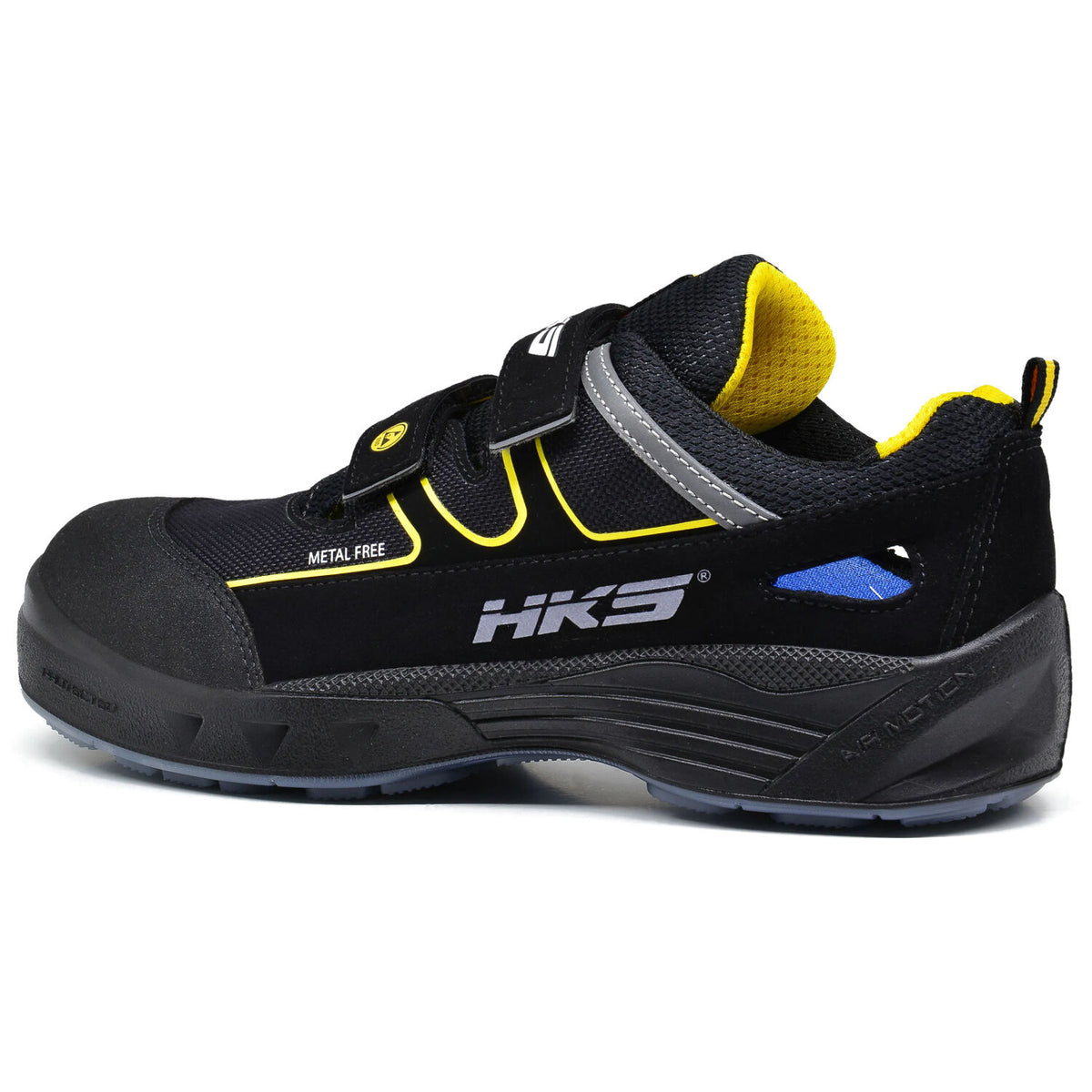 HKS K1 AM ESD S1P Sicherheitssandalen schwarz – schwarz