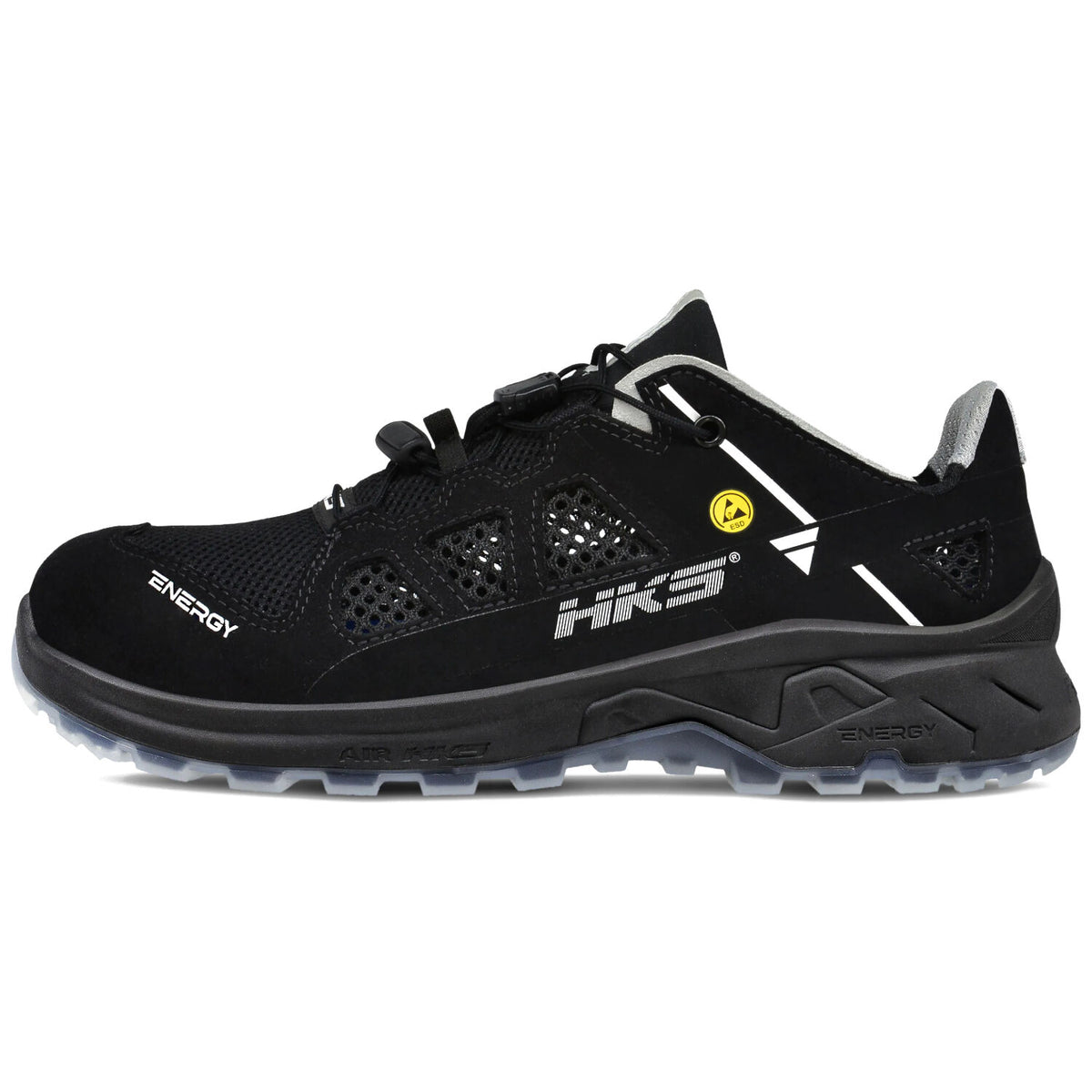 HKS ESD AirLite S1P Sicherheitshalbschuhe schwarz – schwarz