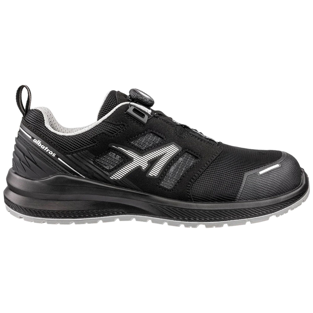 Albatros Airflow QL LOW S1PL Sicherheitshalbschuhe schwarz – schwarz