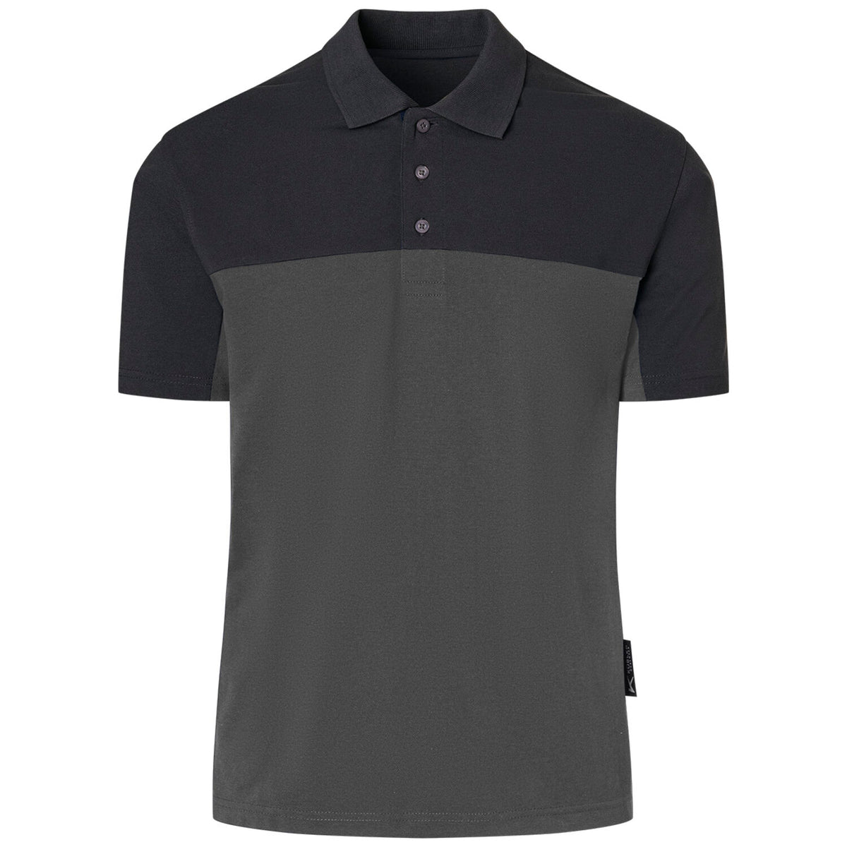 Kübler 5221 Poloshirt – dunkelgrau/schwarz