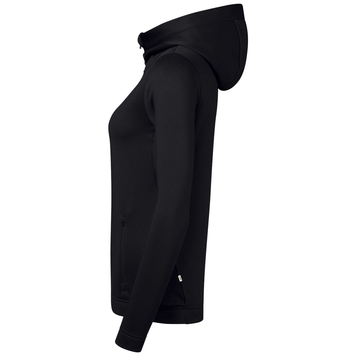 Hakro Damen 273 Kapuzen-Tecjacke ECO – schwarz