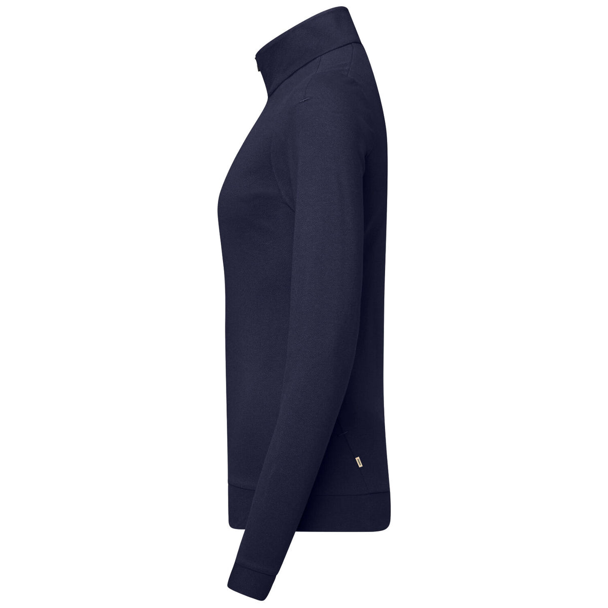 Hakro Damen 335 Langarm-Zip-Shirt Mikralinar – tinte