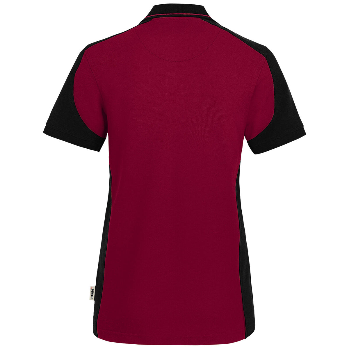 Hakro Damen 339 Contrast Poloshirt Mikralinar – weinrot