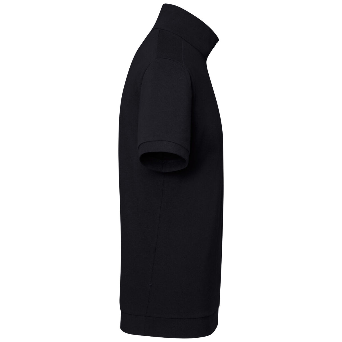 Hakro 534 Zip-Shirt Mikralinar ECO – schwarz