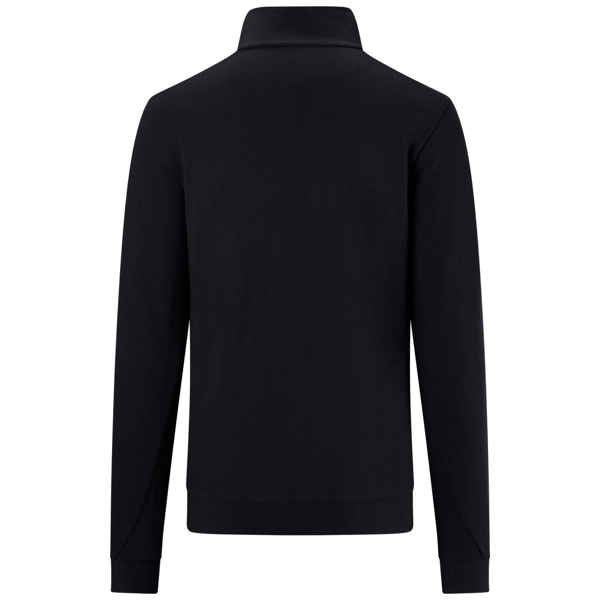 Hakro 535 Langarm-Zip-Shirt Mikralinar ECO – schwarz