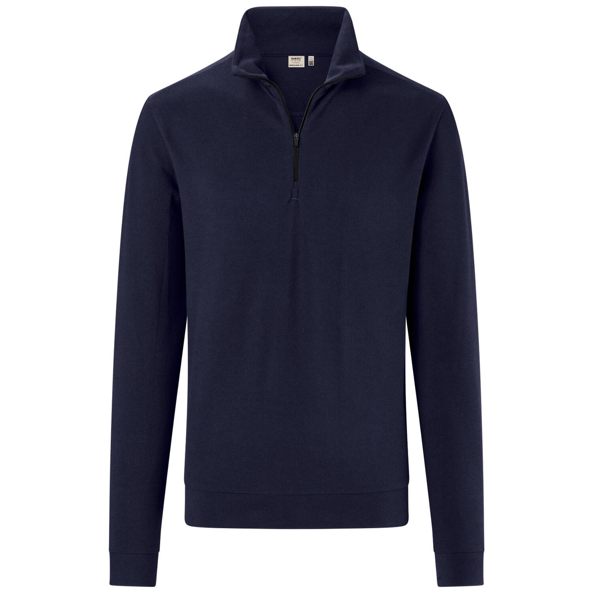 Hakro 535 Langarm-Zip-Shirt Mikralinar ECO – tinte