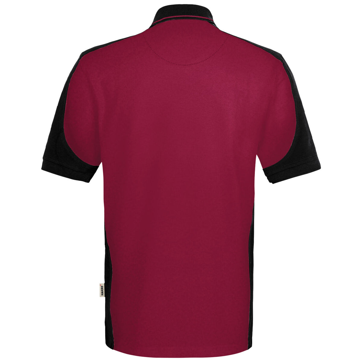 Hakro 539 Contrast Poloshirt Mikralinar ECO – weinrot